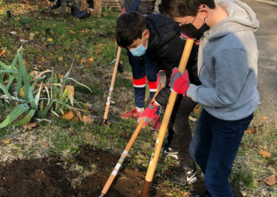 Plantation d’arbres à l’EHPAD Ste Elisabeth